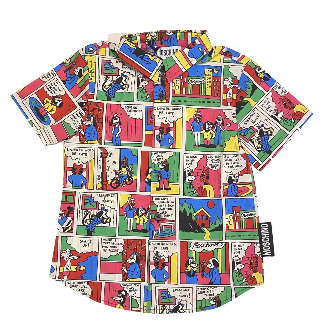 Moschino camicia fumetti - Multicolor