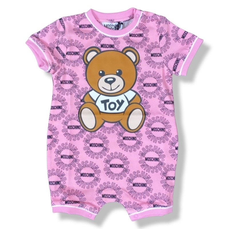 Moschino - Pagliaccetto neonata corredino - Rosa
