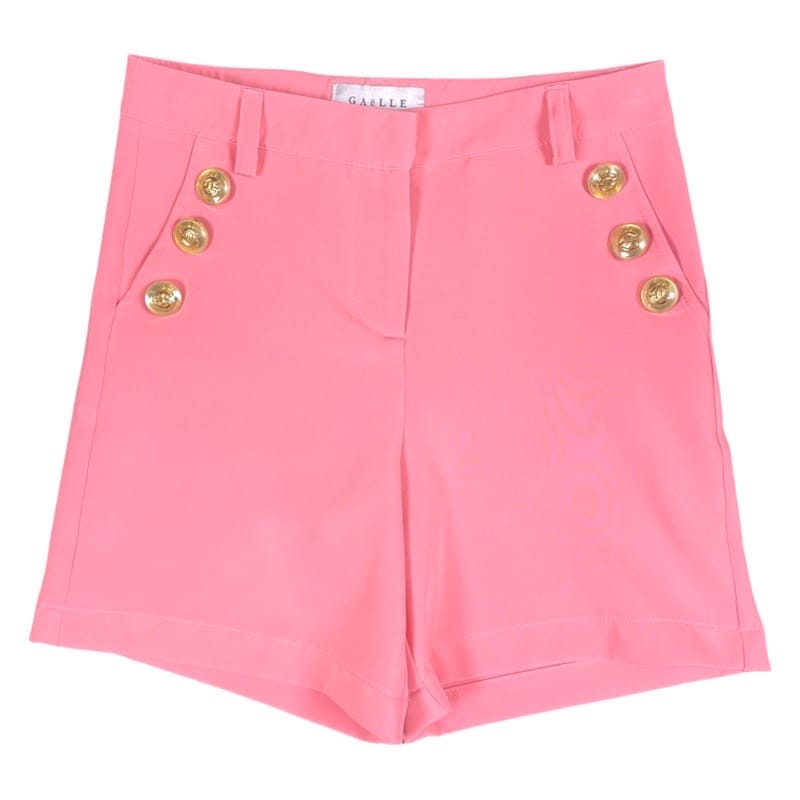 Gaelle - Bermuda con bottoni - Rosa bubble