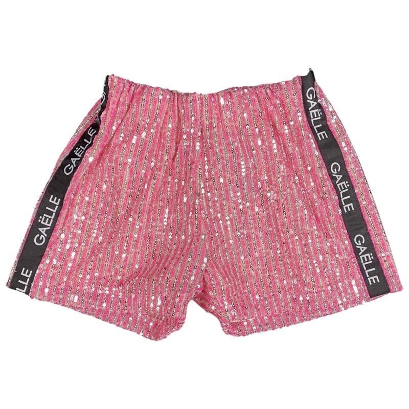 Gaelle - Short bambina paillettes - fucsia