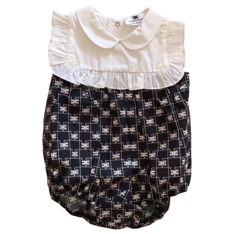 Elisabetta Franchi - Pagliaccetto neonata - Nero
