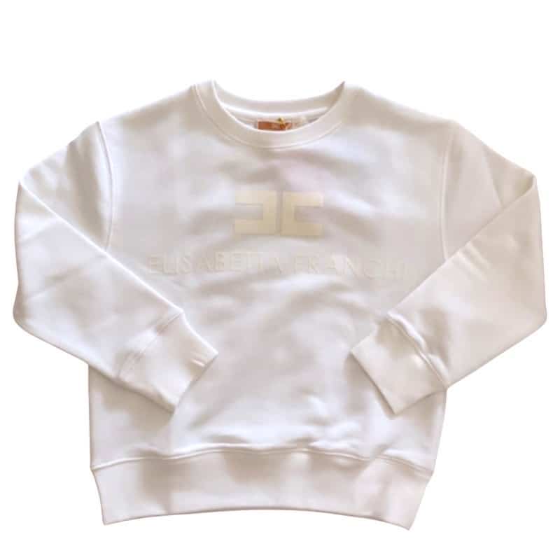 Elisabetta Franchi - Felpa Bambina - Panna