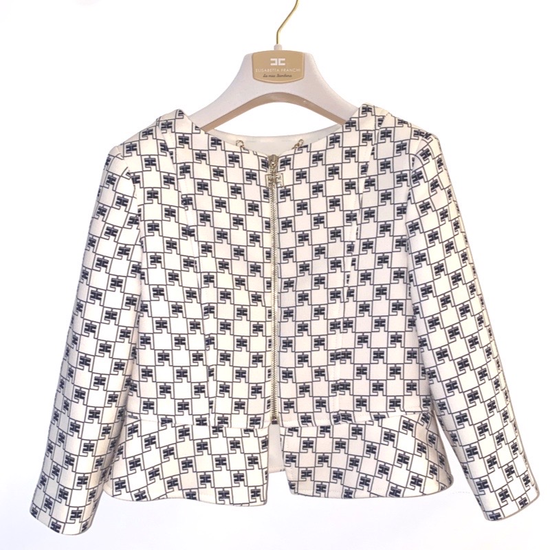 Elisabetta Franchi - Giacca bambina - Beige nera