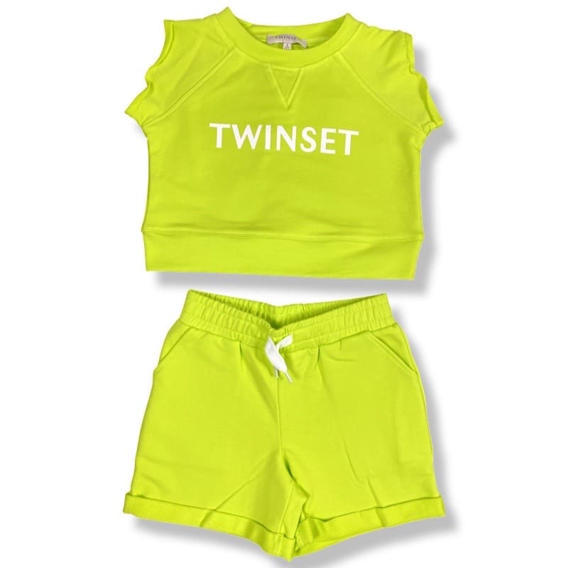Twin-set - Completo Bimba - Lime