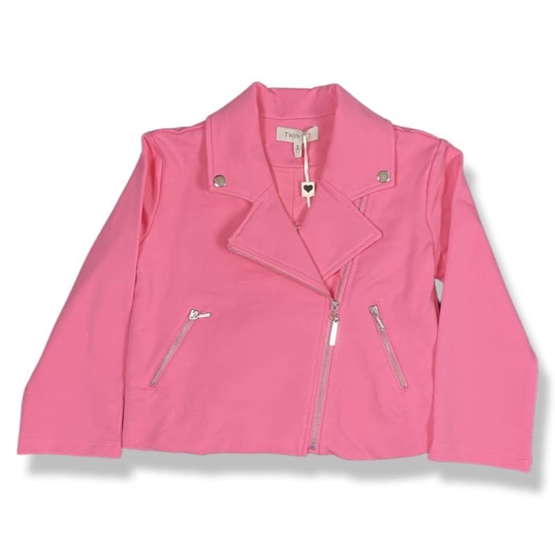 Twin-set - Giubbino in felpa - Fucsia