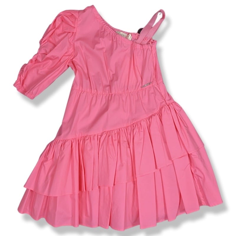 Twin-set - Abito mono spalla - Fucsia