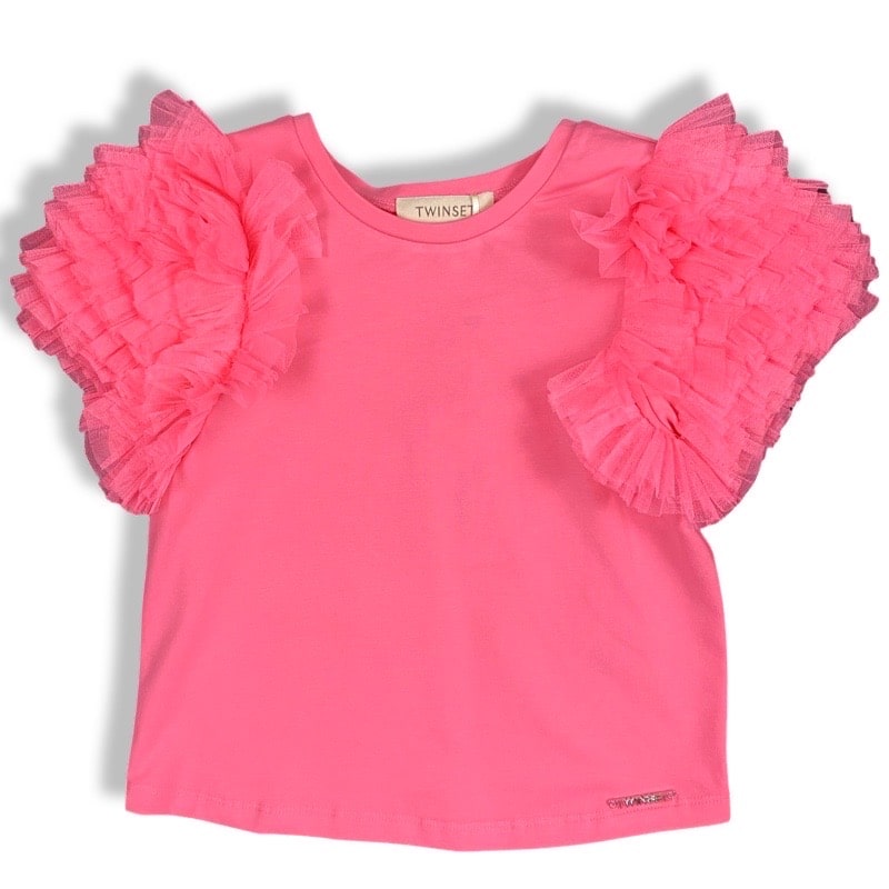 Twin-set - Blusa con maniche in tulle