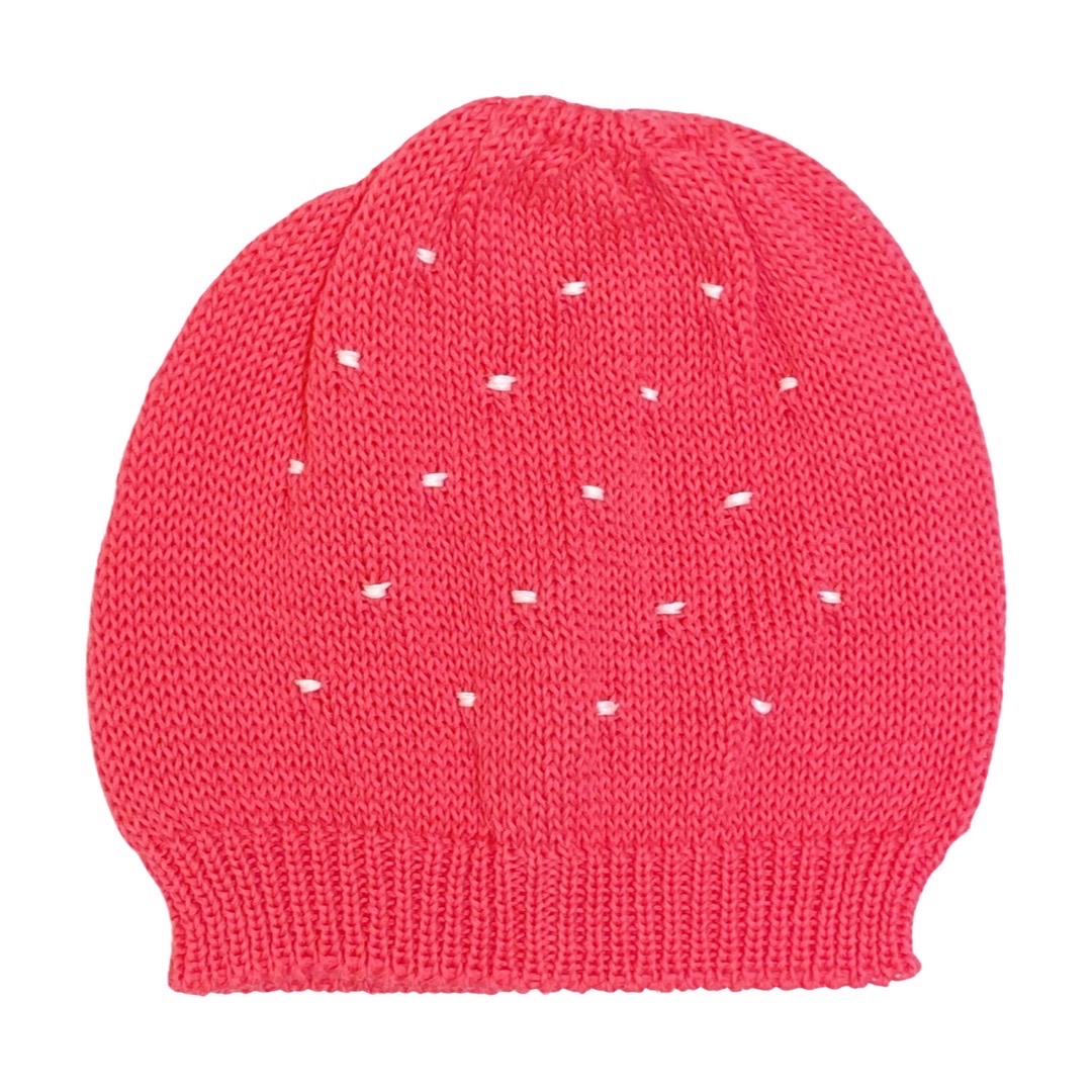 Scaldacuore -Cappello cotone bimba - Fucsia