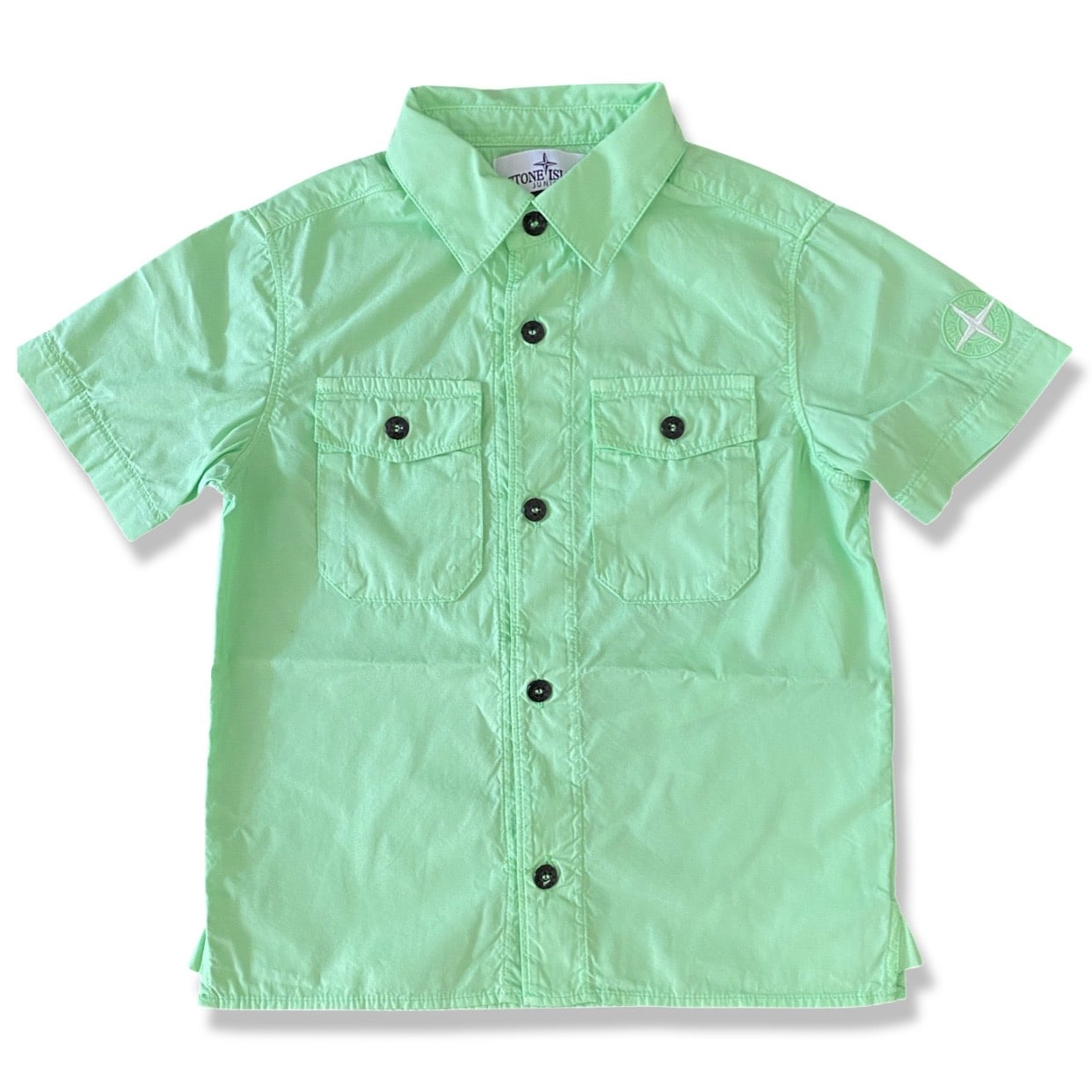 Stone Island - Camicia manica corta - Verde