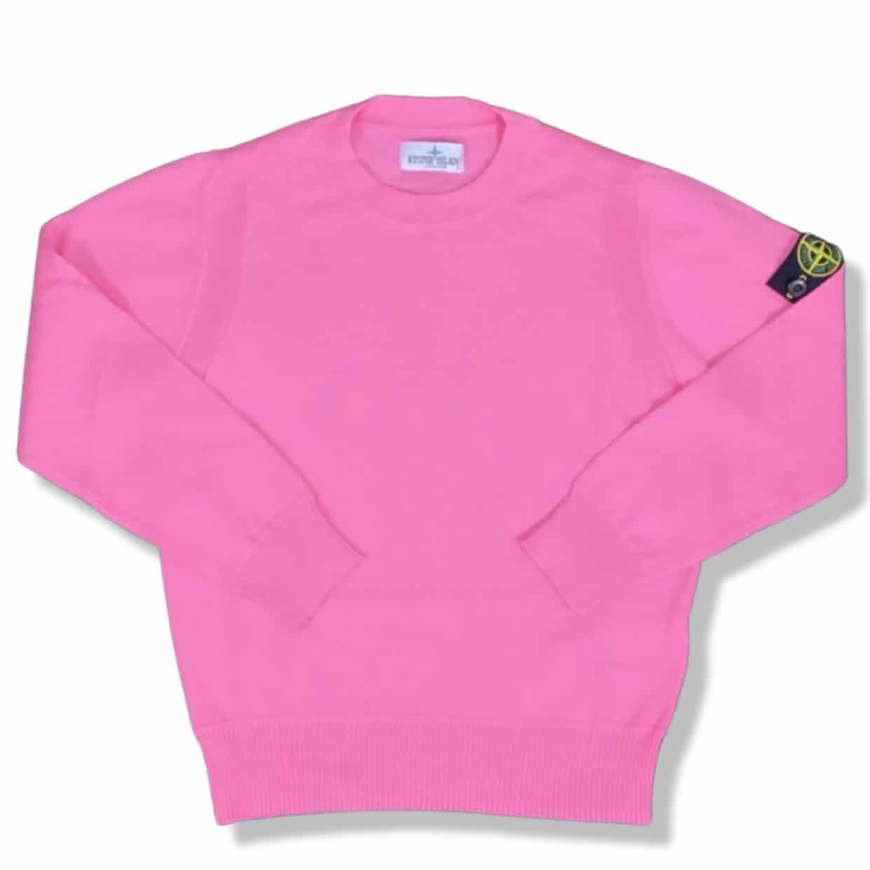 Stone Island - Maglioncino  cotone - Rosa