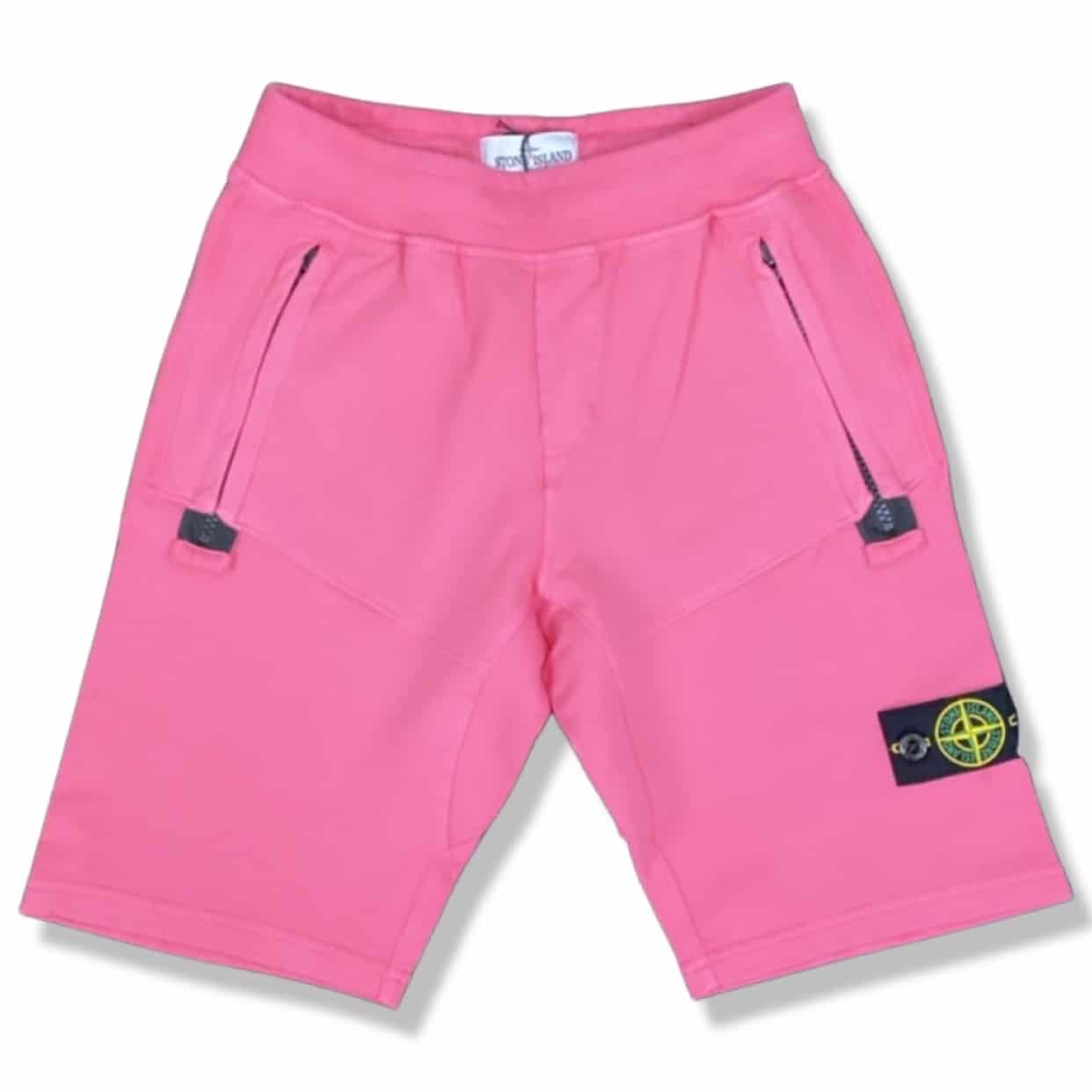 Stone Island - Bermuda in felpa - Rosa
