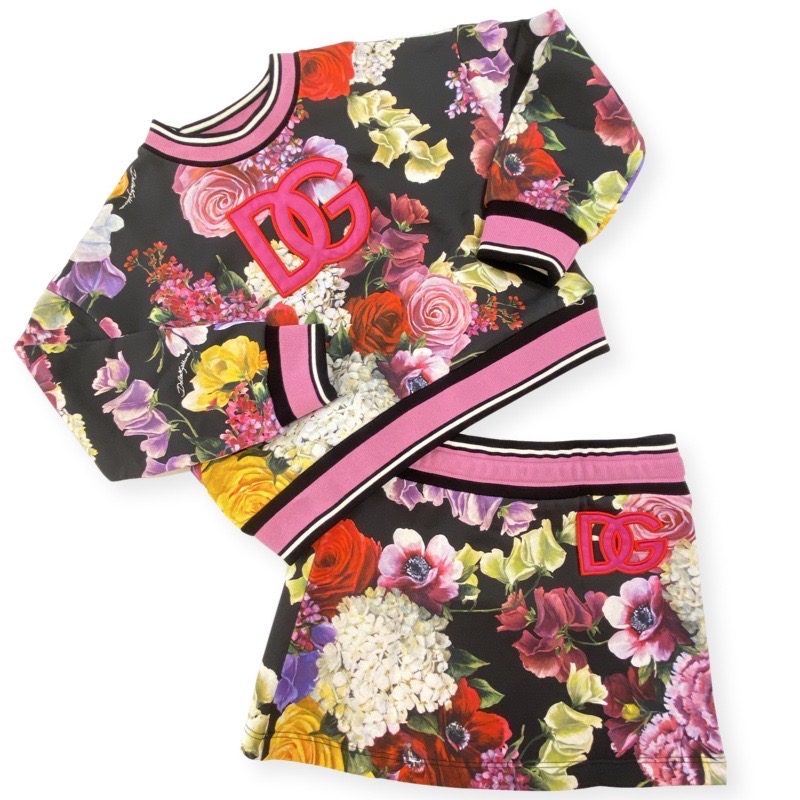 Dolce & Gabbana - Gonna in felpa - floreale