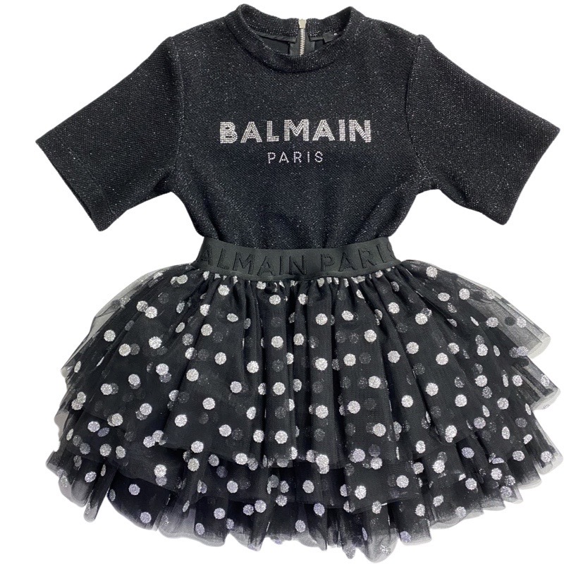 Balmain - Abito bimba - Nero