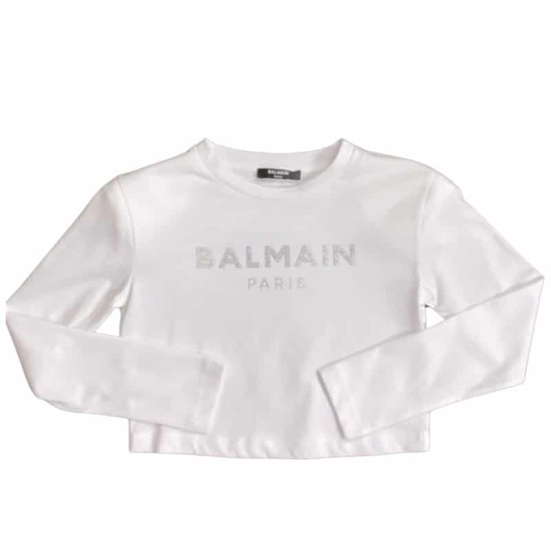 Balmain - T-shirt bimba - Bianca