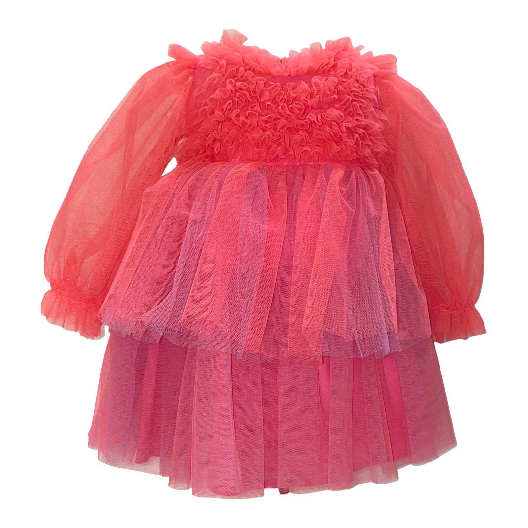 Simonetta - Abito bimba - Fucsia