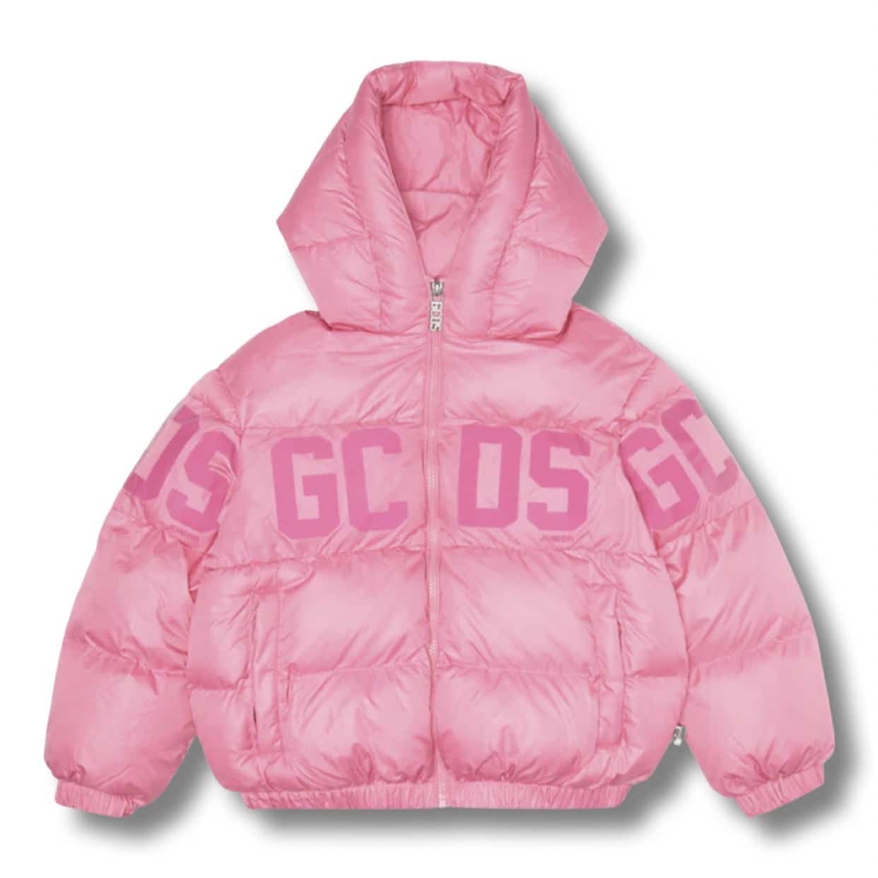 Gcds - Giubbino logo - Rosa Bubble