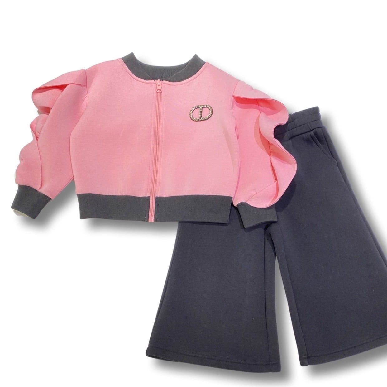 Twinset - Completo 2 pezzi - Rosa Nero