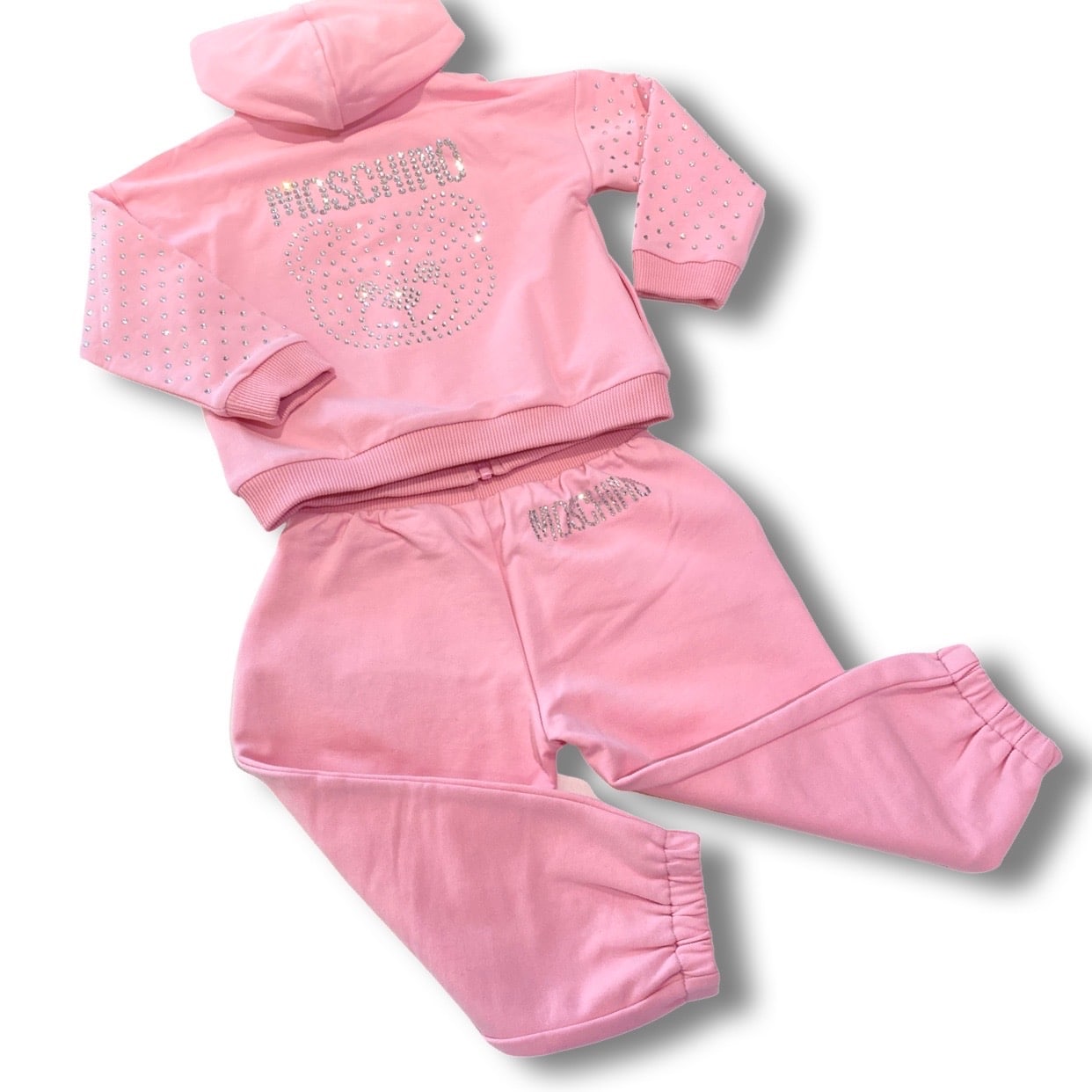 Moschino - Completo bimba- Rosa bubble