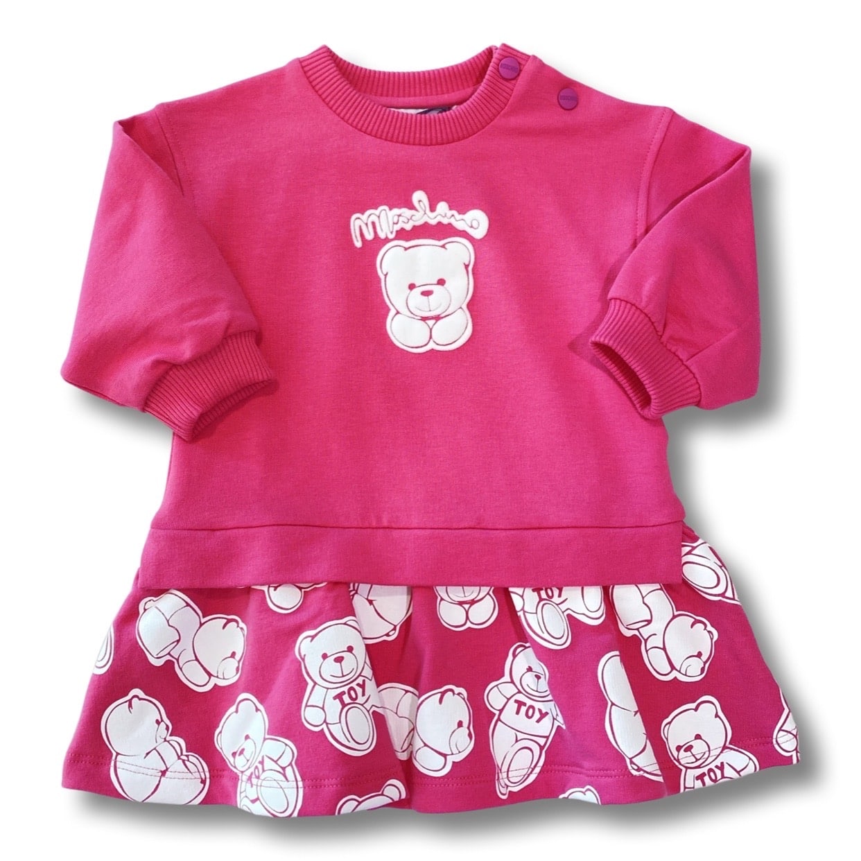 Moschino - Abito orsetto - Fucsia