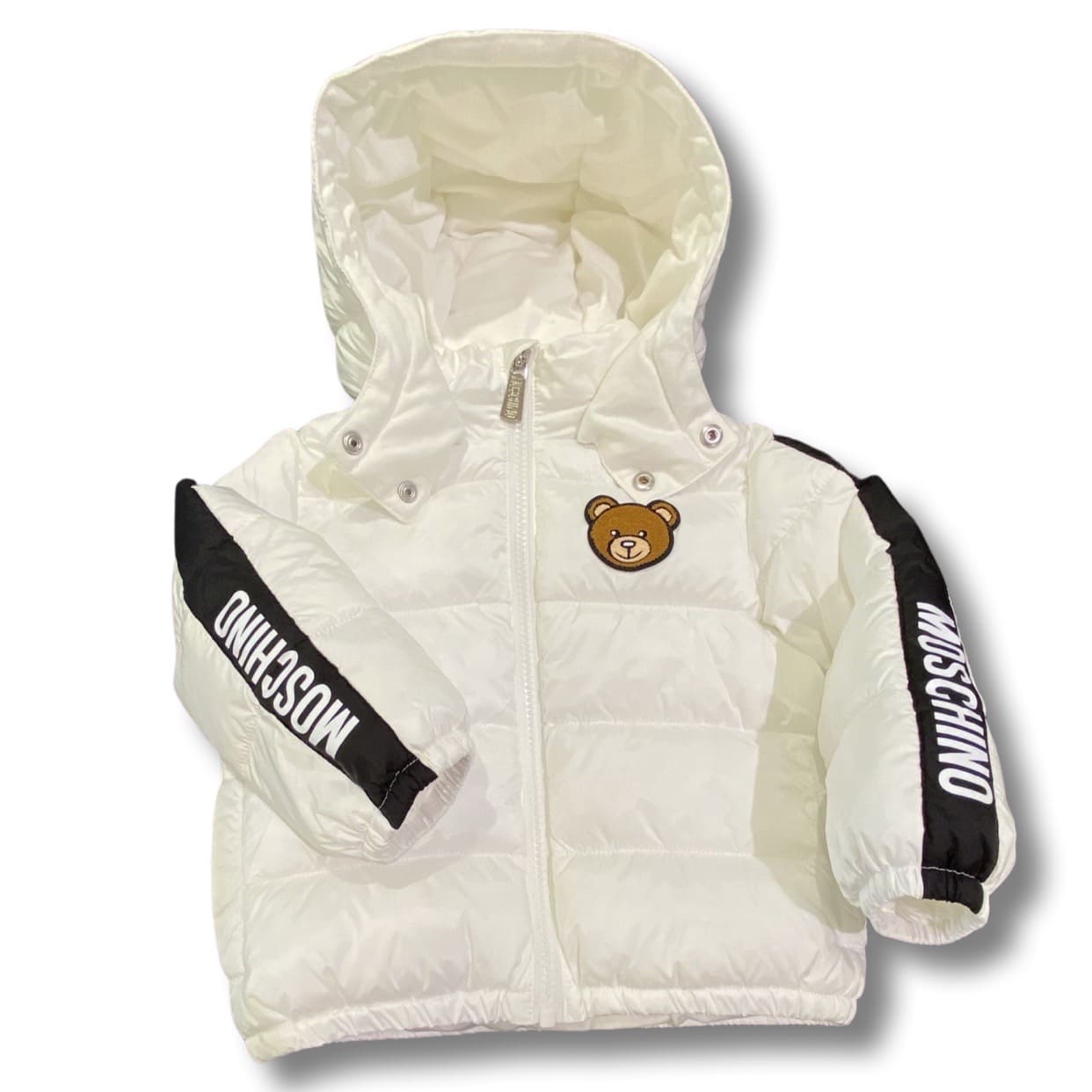 Moschino - Giubbino cappuccio - Bianco