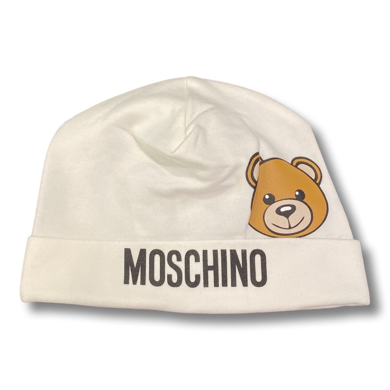 Moschino - Cappello con orsetto - Bianco