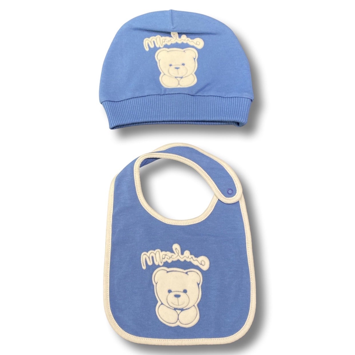 Moschino - Cappello bavaglino - Azzurro