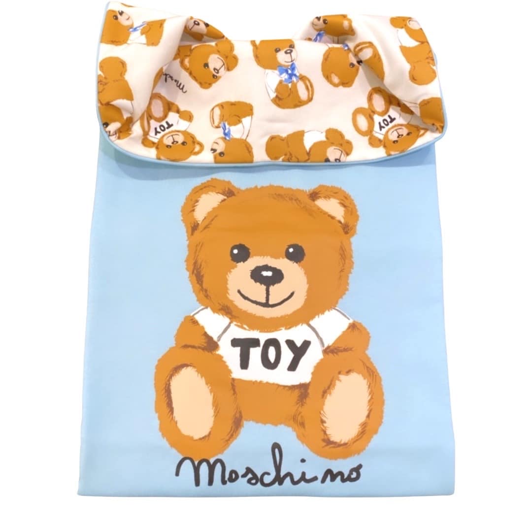 Moschino - Coperta bimbo - Cielo