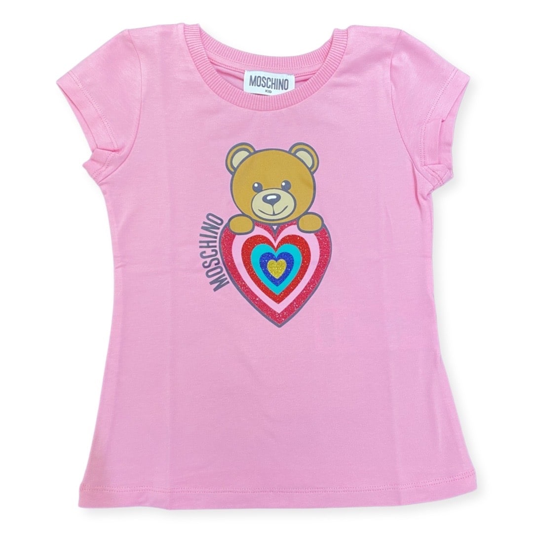 Moschino - T-shirt bimba - Rosa Bubble