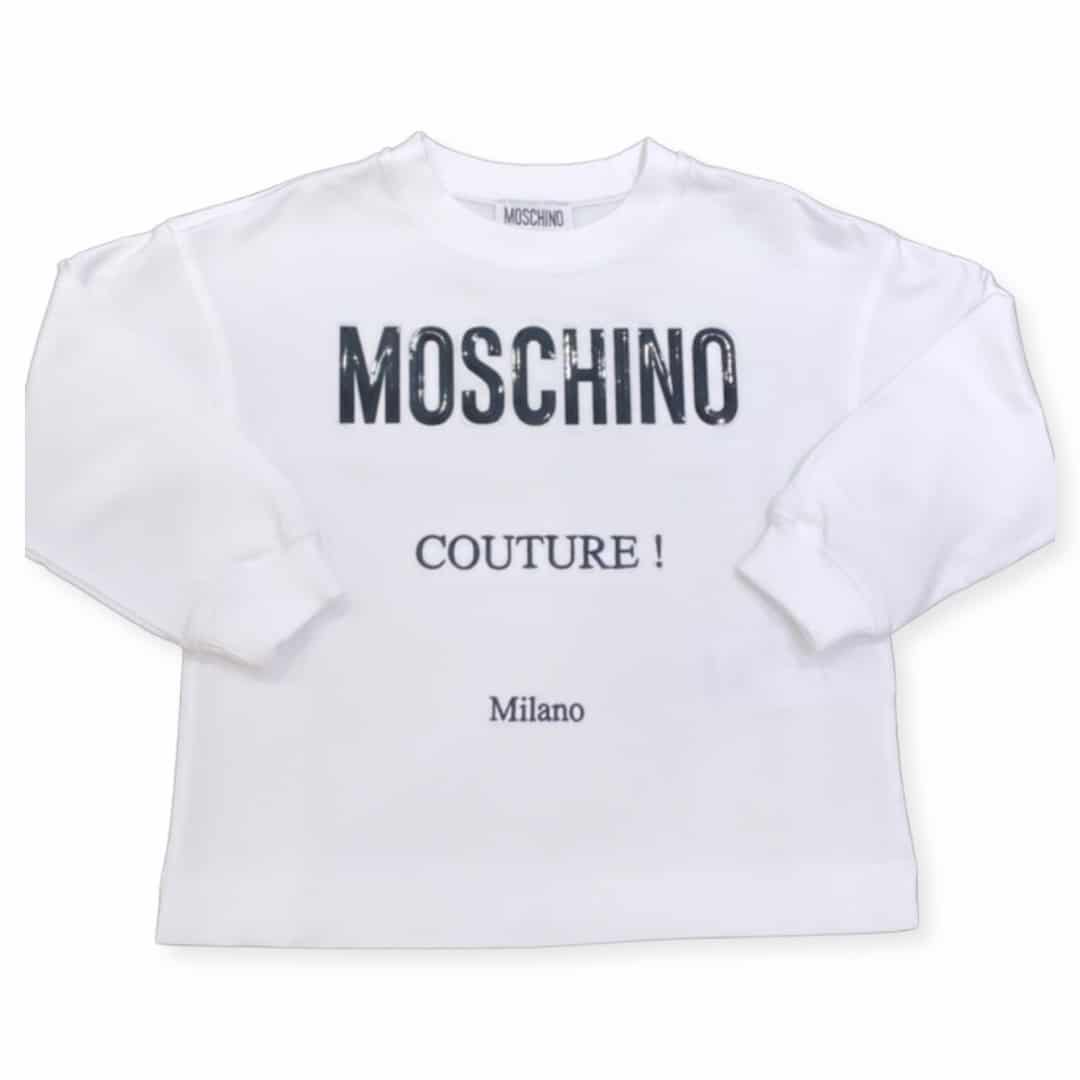 Moschino - Felpa bimbi - Bianca