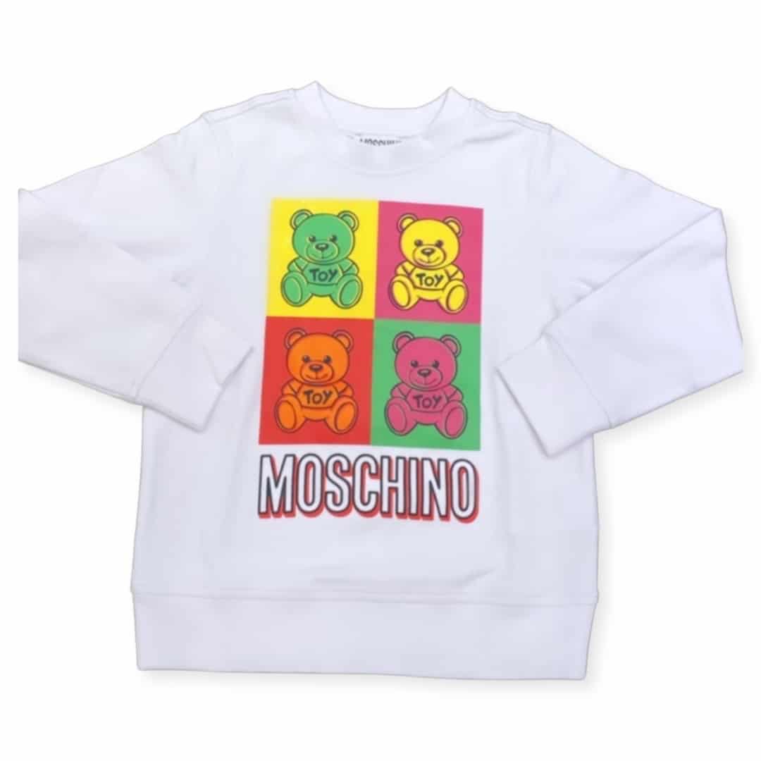 Moschino - Felpa bimbi - Bianca