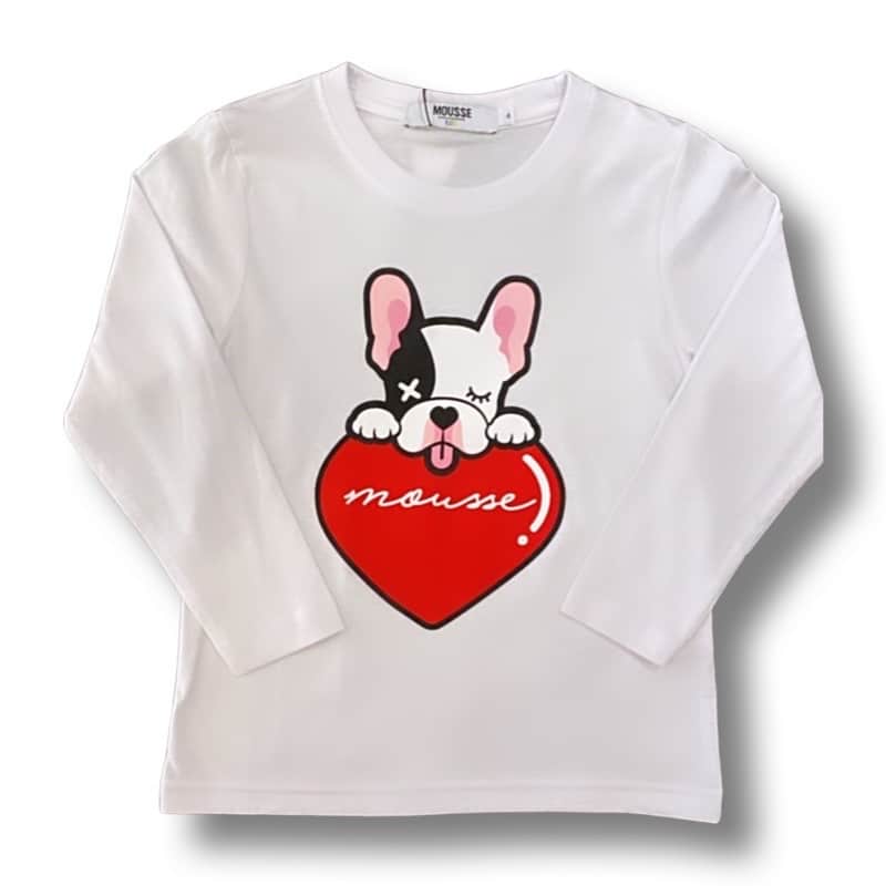 Mousse - T shirt bimba - Bianca