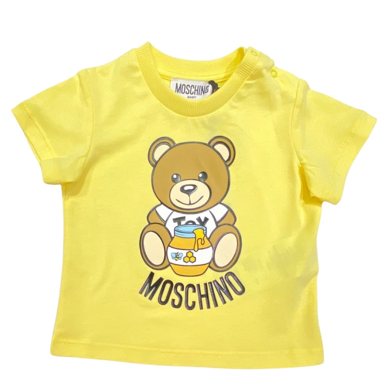 Moschino - T-shirt teddy honey - giallo