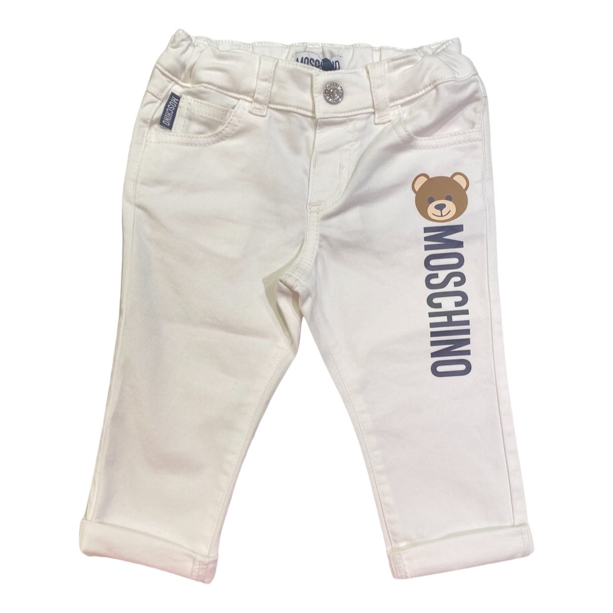 Moschino - Pantalone in cotone teddy
