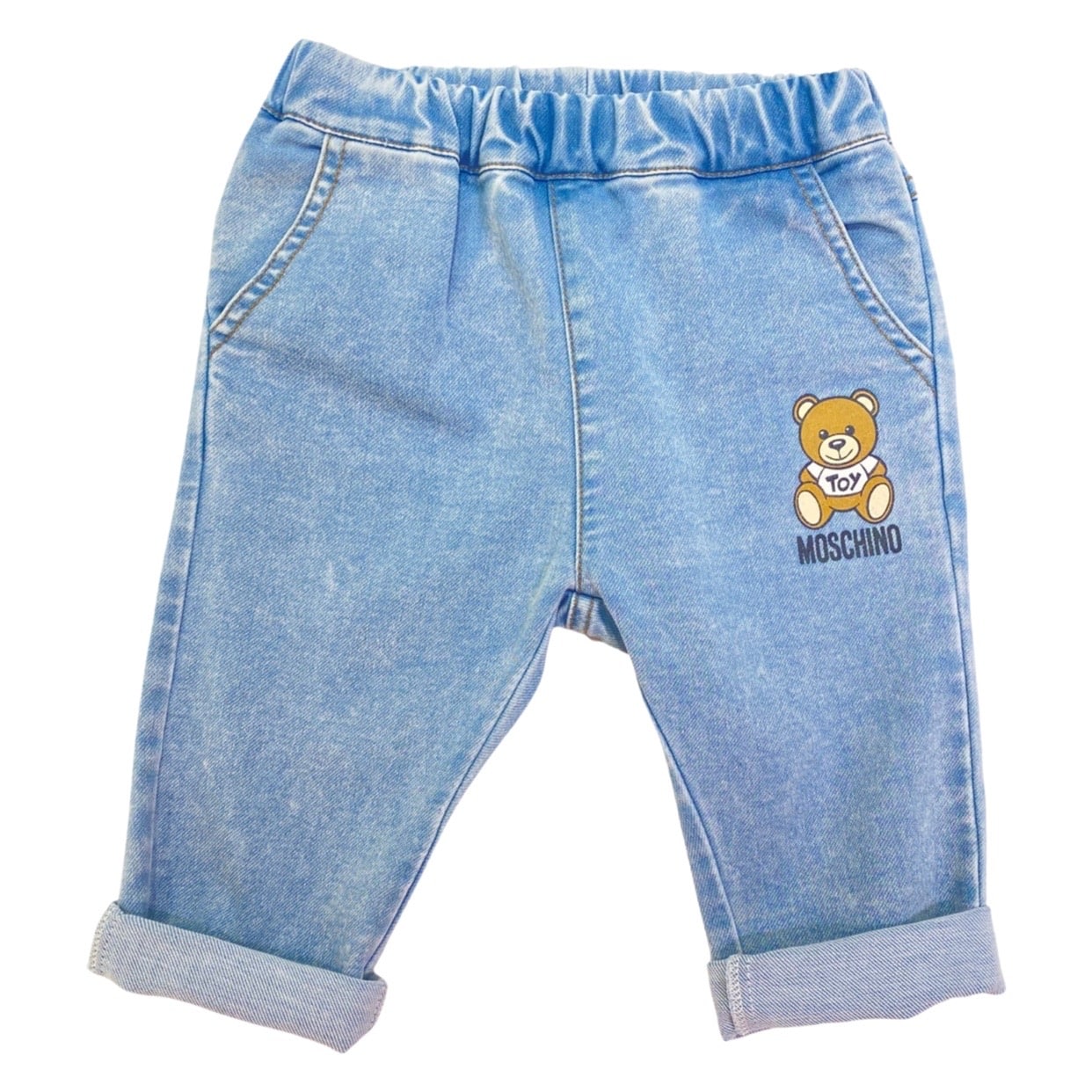 Moschino - Jeans con elastico in vita