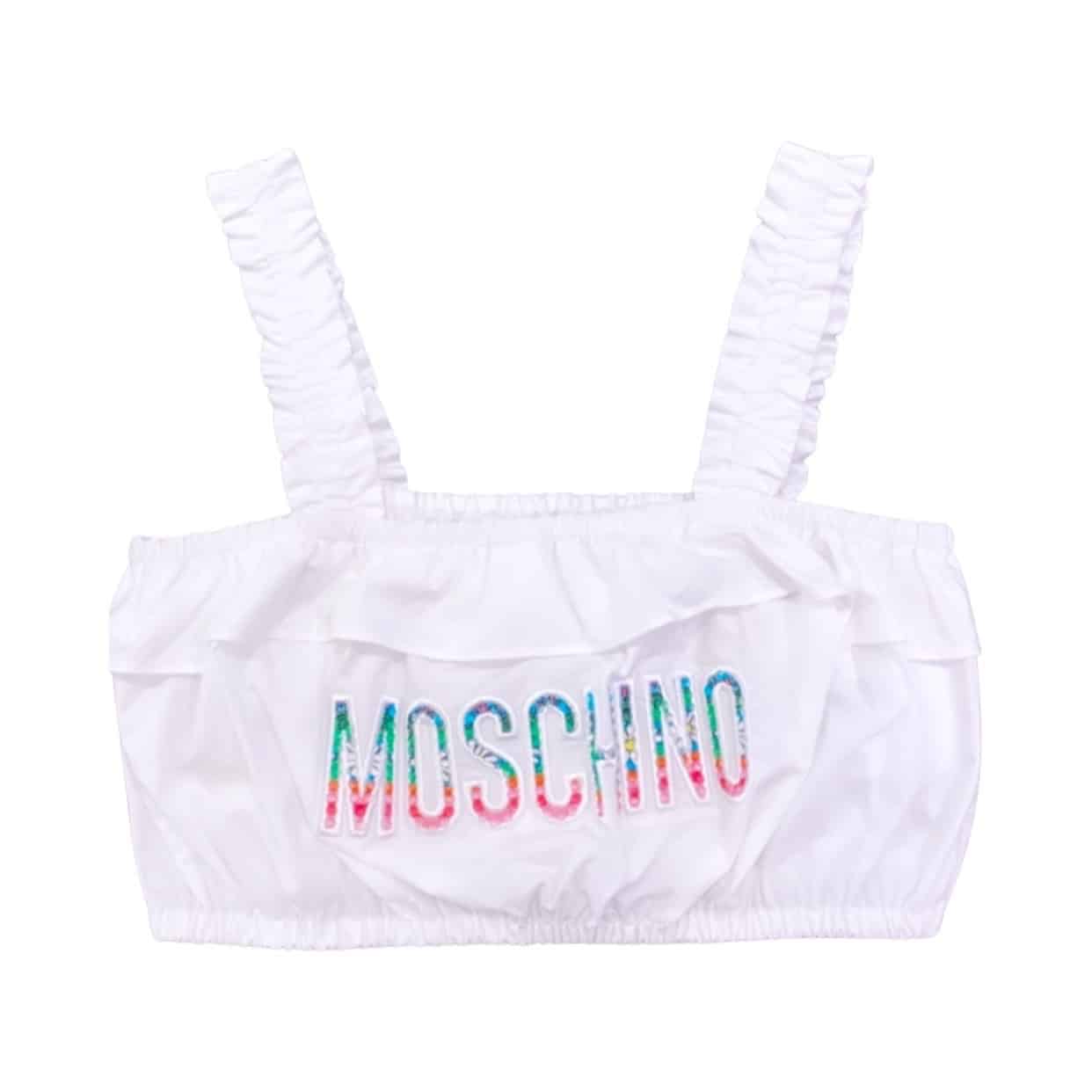 Moschino - Top logo - Bianco