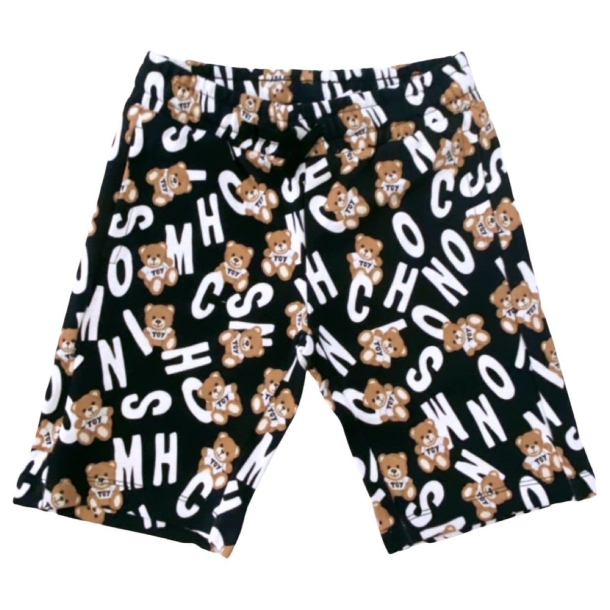 Moschino - Bermudone letters - Nero