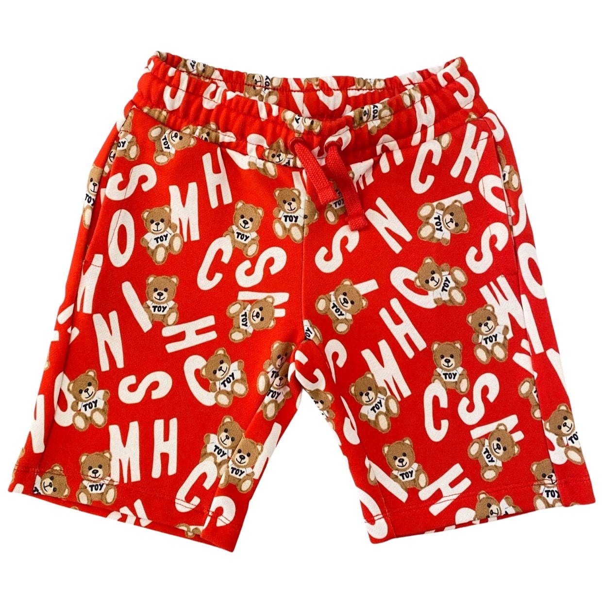 Moschino - Bermudone letters - Red