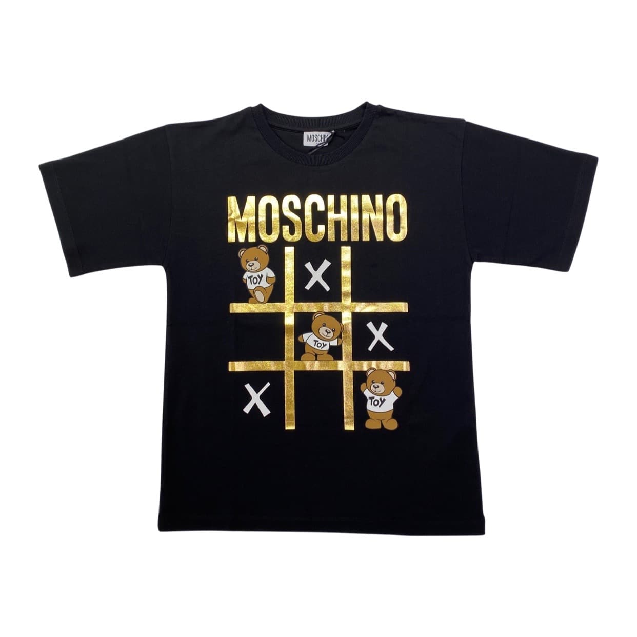 Moschino - T-shirt tris teddy - nera