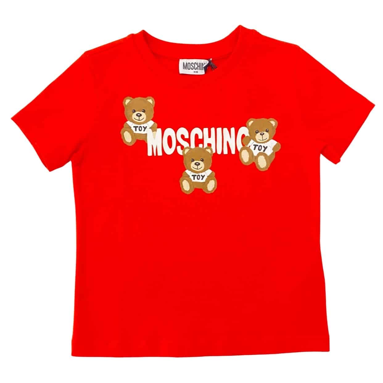 Moschino - T-shirt con orsetti - Red