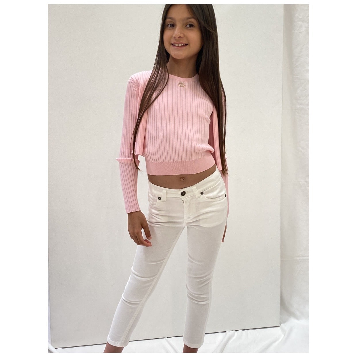 Twinset - Maglia a costine - Rosa