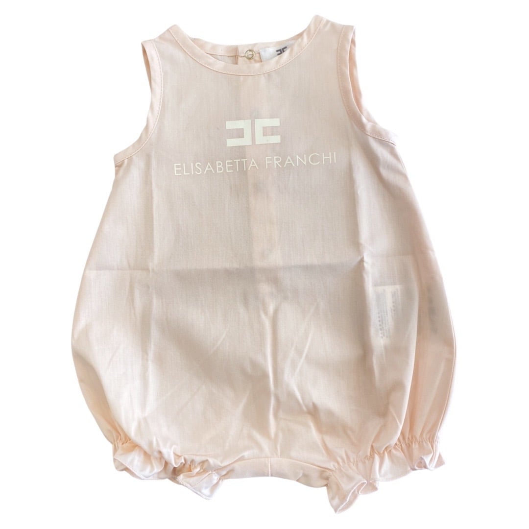 Elisabetta Franchi - Pagliaccetto logo - Rosa