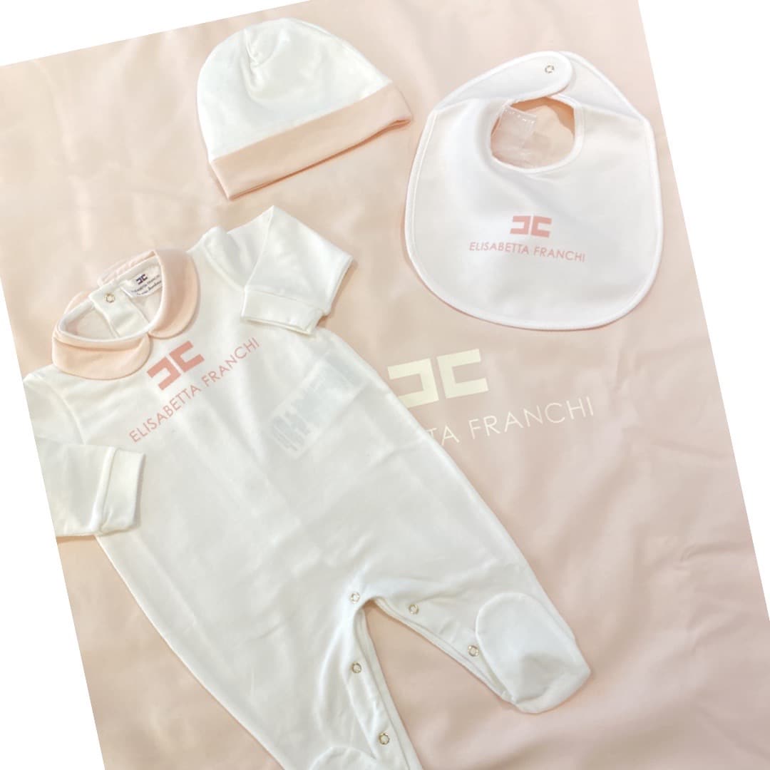 Elisabetta Franchi - Coperta neonata - Rosa burro