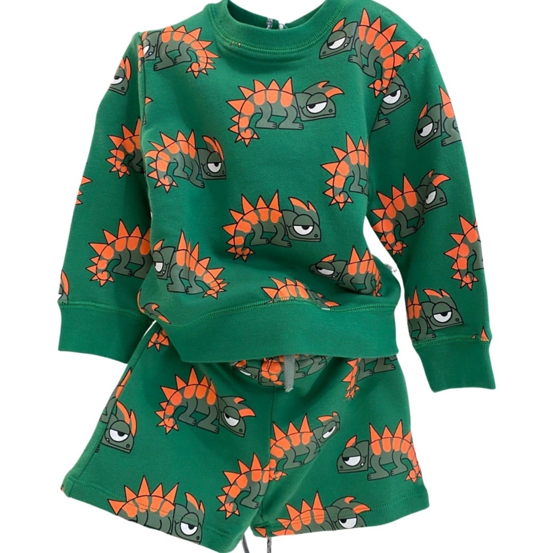 Stella McCartney - Felpa dinosauro - Verde
