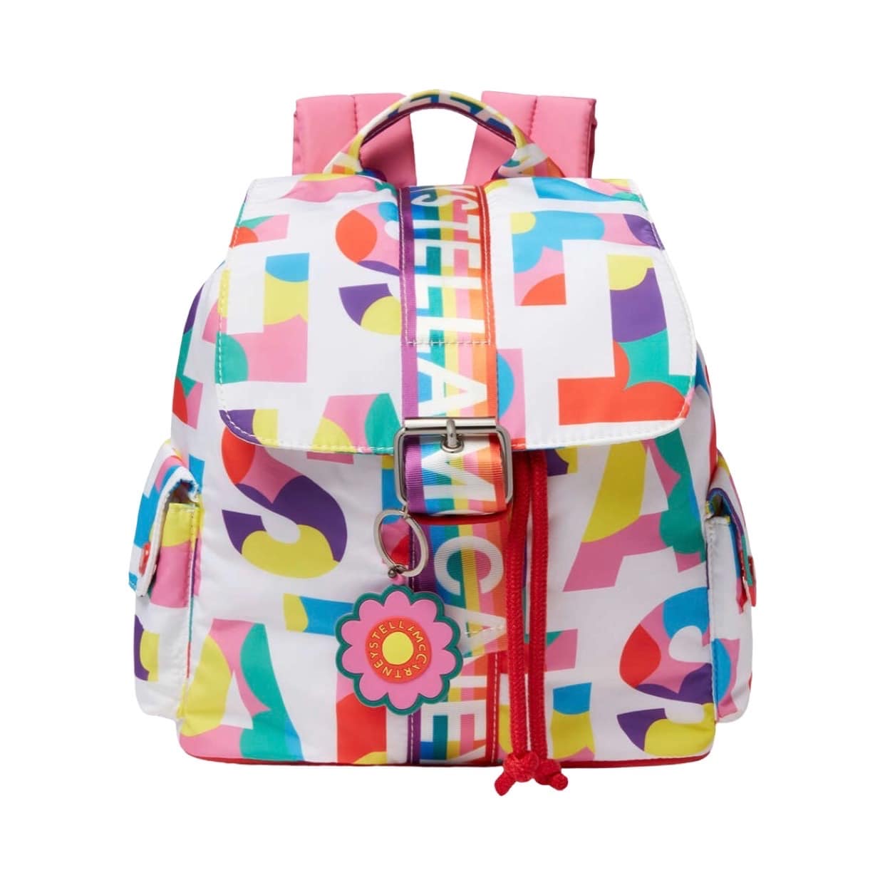 Stella McCartney - Zaino logo multicolor