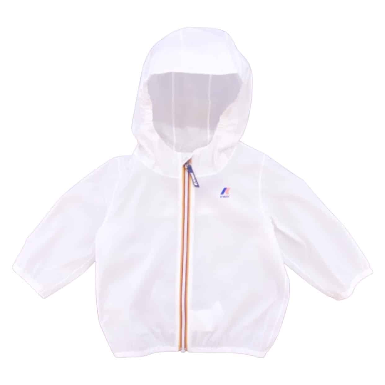 K-way - Giubbino logo - Bianco