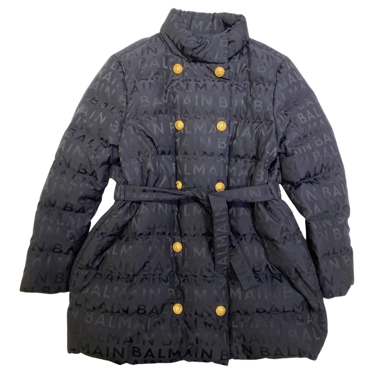 Balmain - Giubbino over logato - Nero