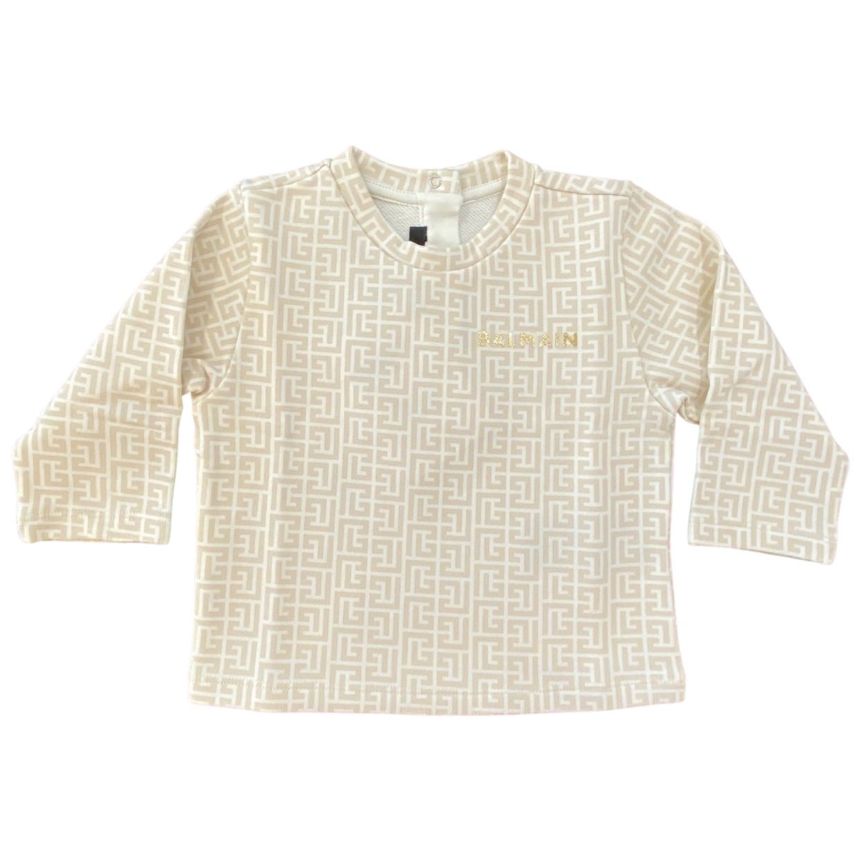 Balmain - Felpa girocollo - Beige
