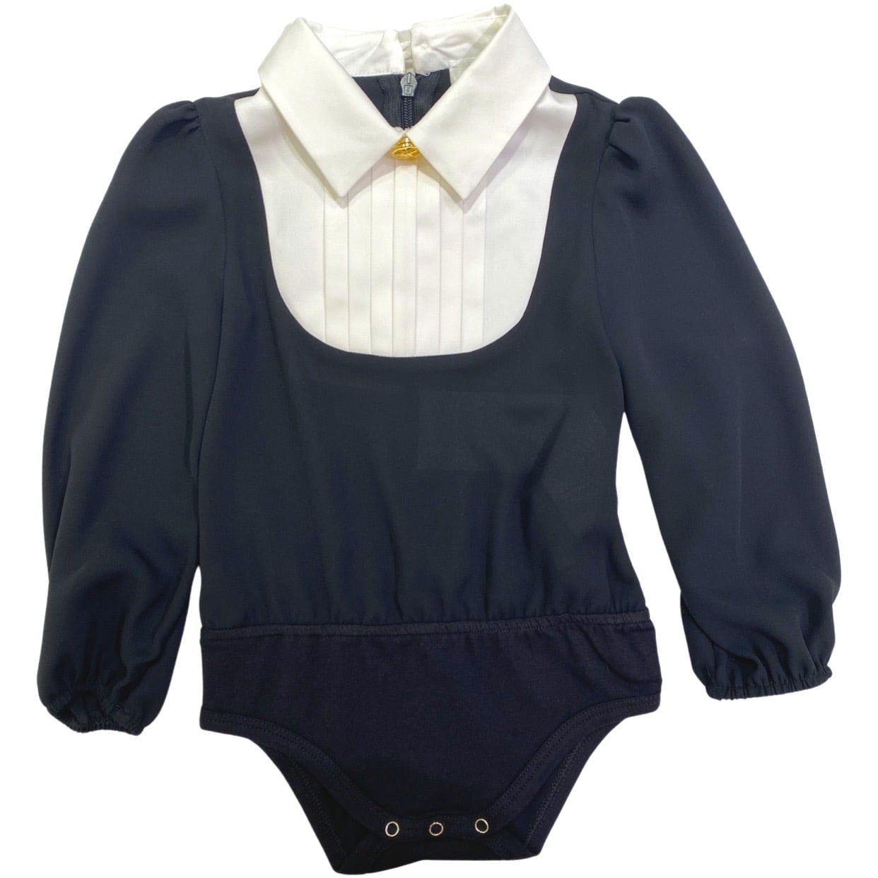Elisabetta Franchi - Body maniche lunghe - Nero