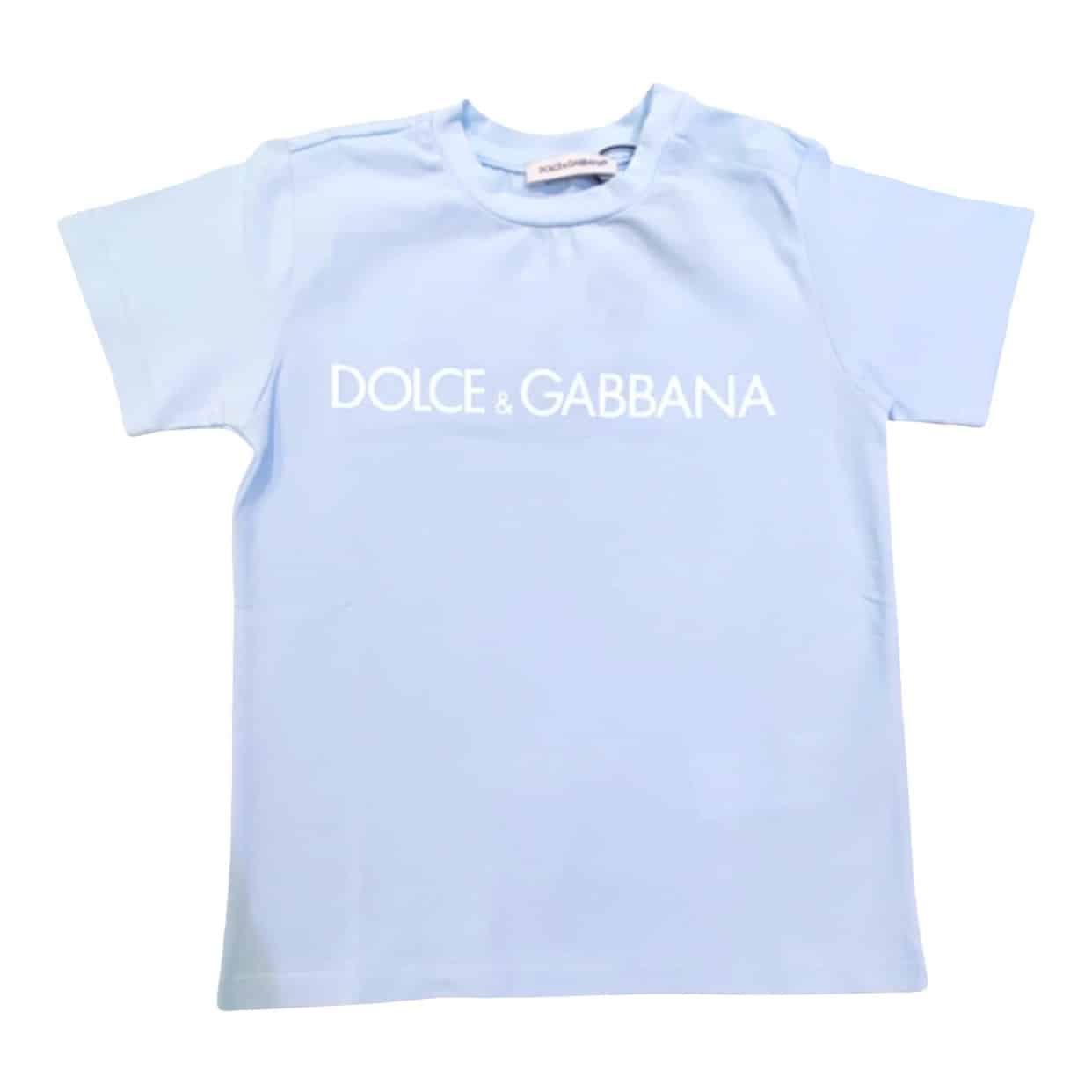 Dolce & Gabbana - T shirt manica corta - Cielo