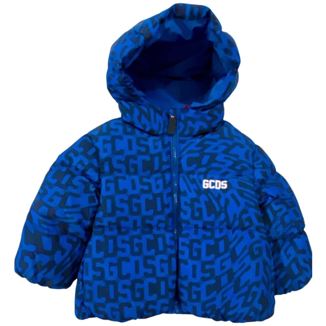 Gcds - Giubbino con cappuccio - Azzurro nero